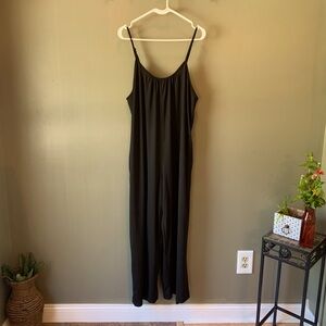 Black Pocketed Jumpsuit
